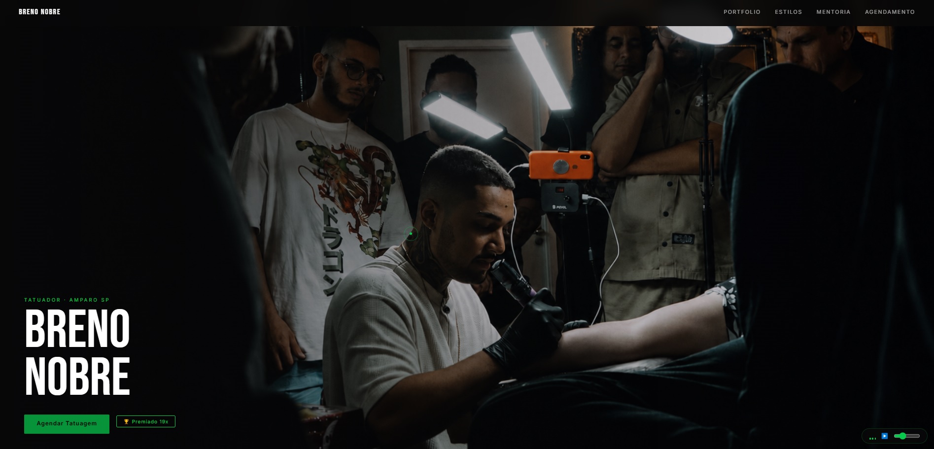 Screenshot do projeto Breno Nobre
