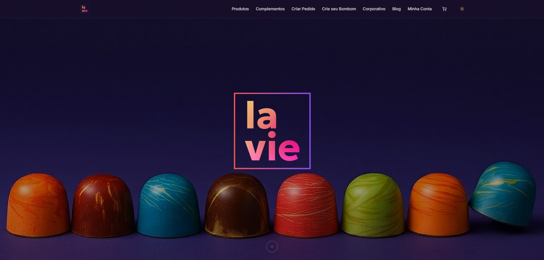 Screenshot do projeto La Vie Pâtisserie